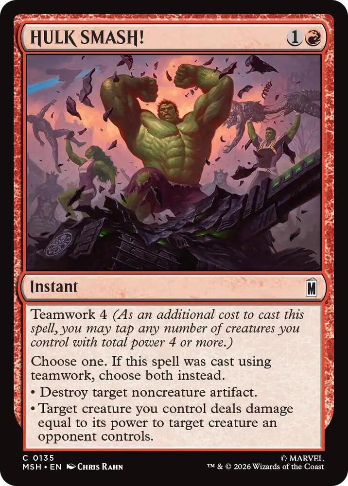 HULK SMASH! 135 (Marvel Super Heroes)  - Foil | Good Games Morley