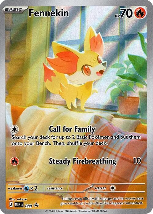 Fennekin 080 (ME: Mega Evolution Promo)  - Holofoil | Good Games Morley