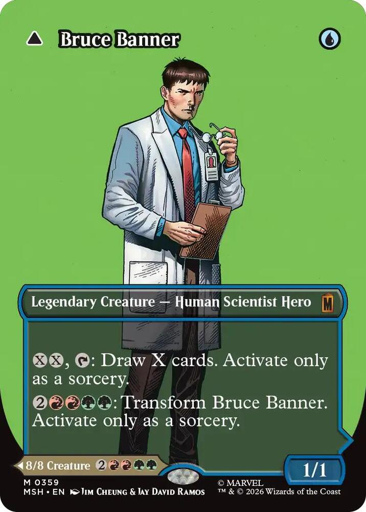 Bruce Banner // The Incredible Hulk 359 (Marvel Super Heroes)  - Borderless Foil | Good Games Morley