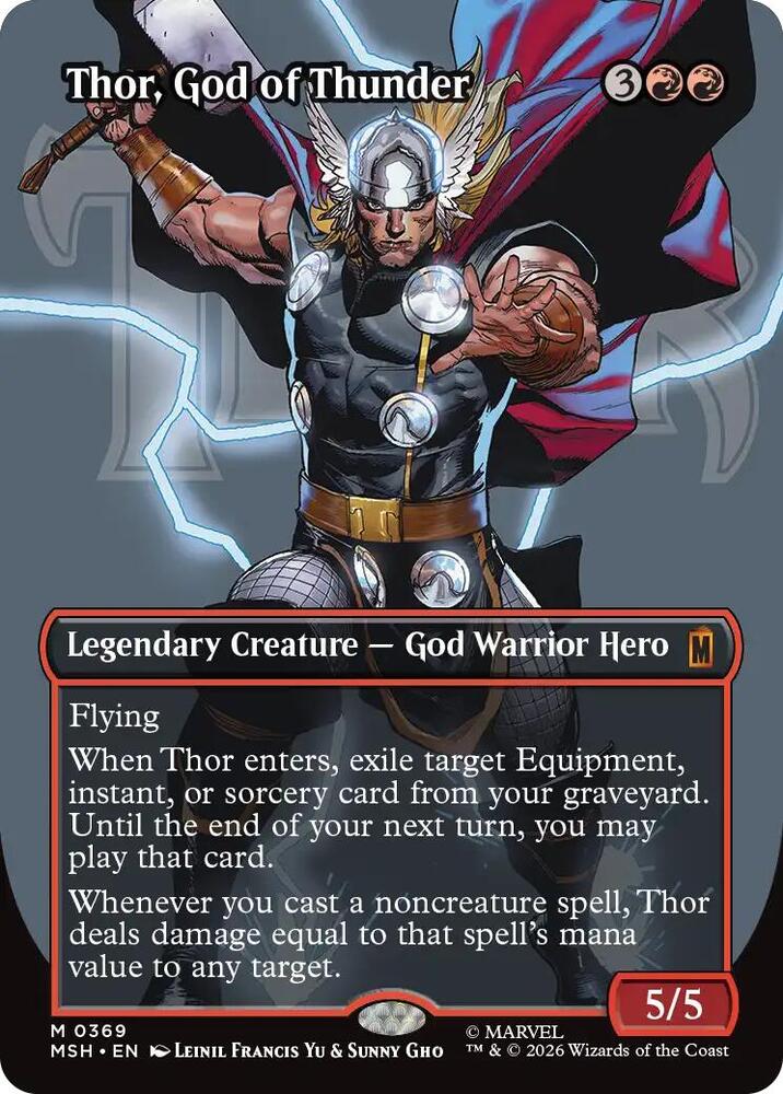 Thor, God of Thunder 369 (Marvel Super Heroes)  - Borderless | Good Games Morley