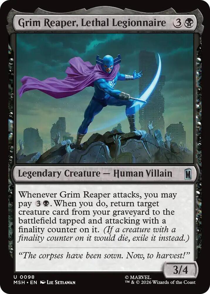Grim Reaper, Lethal Legionnaire 98 (Marvel Super Heroes)  | Good Games Morley