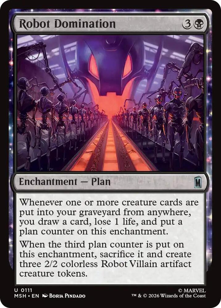 Robot Domination 111 (Marvel Super Heroes)  - Foil | Good Games Morley