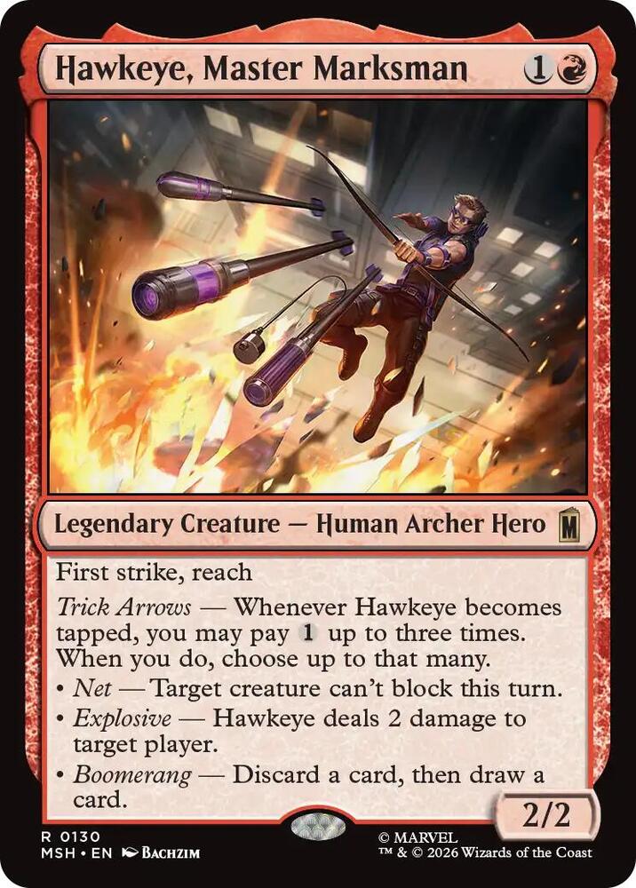 Hawkeye, Master Marksman 130 (Marvel Super Heroes)  | Good Games Morley