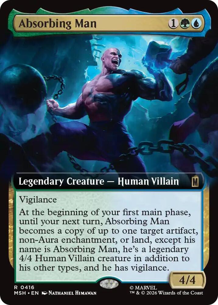 Absorbing Man 416 (Marvel Super Heroes)  - Extended Art Foil | Good Games Morley