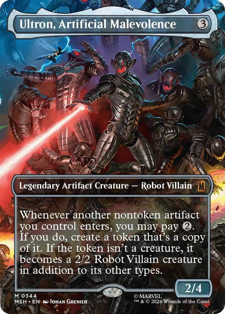 Ultron, Artificial Malevolence 344 (Marvel Super Heroes)  - Borderless | Good Games Morley