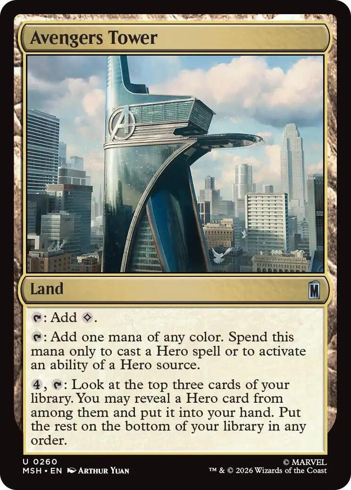 Avengers Tower 260 (Marvel Super Heroes)  - Foil | Good Games Morley