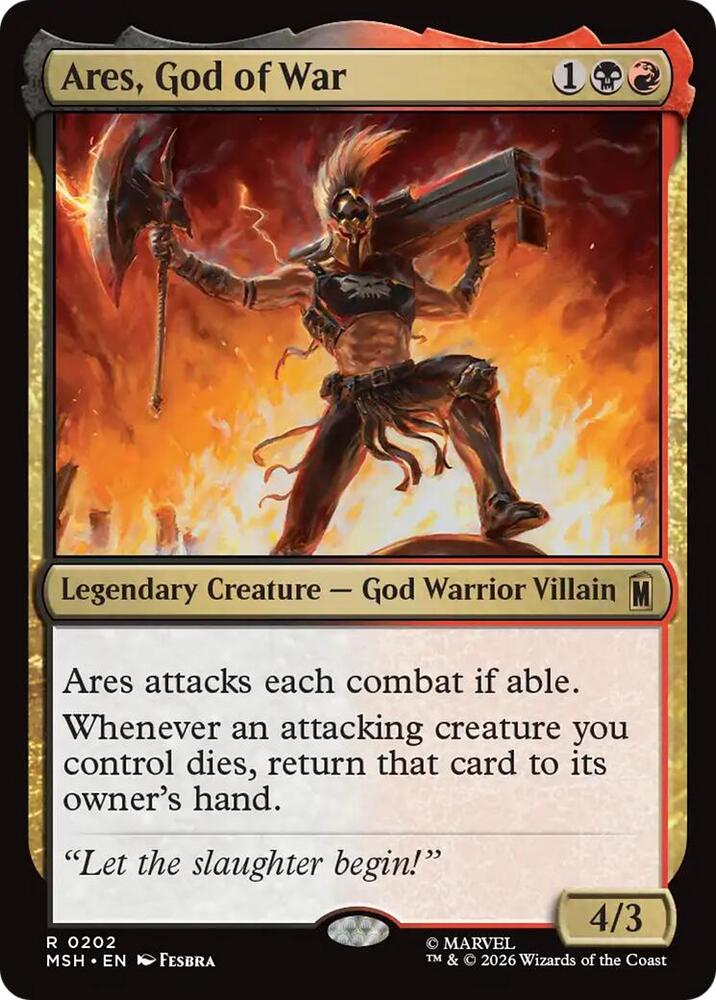 Ares, God of War 202 (Marvel Super Heroes)  - Foil | Good Games Morley