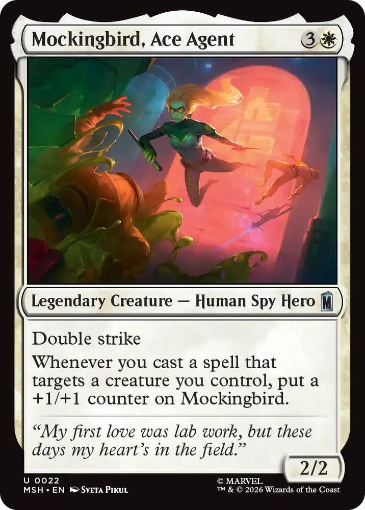 Mockingbird, Ace Agent 22 (Marvel Super Heroes)  - Foil | Good Games Morley