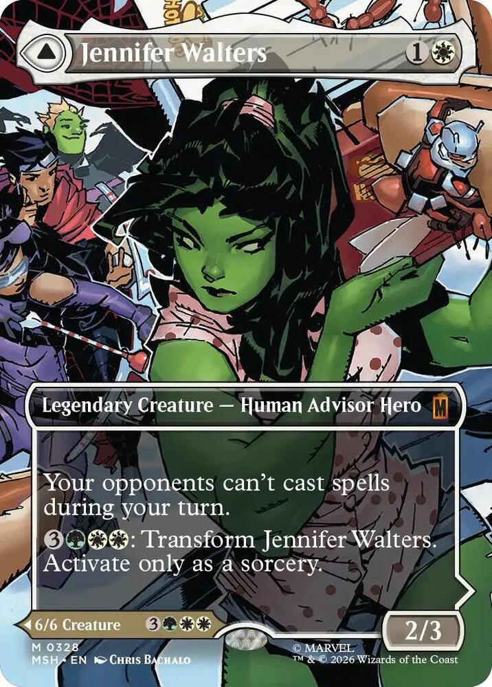 Jennifer Walters // The Sensational She-Hulk 328 (Marvel Super Heroes)  - Borderless Foil | Good Games Morley