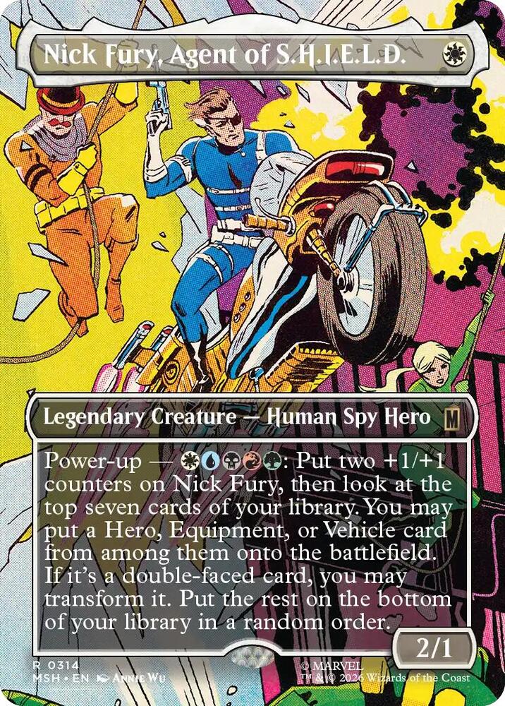 Nick Fury, Agent of S.H.I.E.L.D. 314 (Marvel Super Heroes)  - Borderless Foil | Good Games Morley