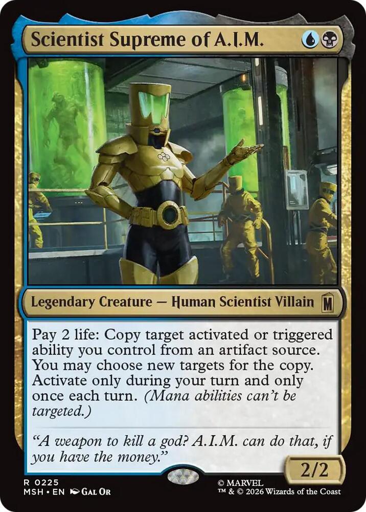 Scientist Supreme of A.I.M. 225 (Marvel Super Heroes)  - Foil | Good Games Morley