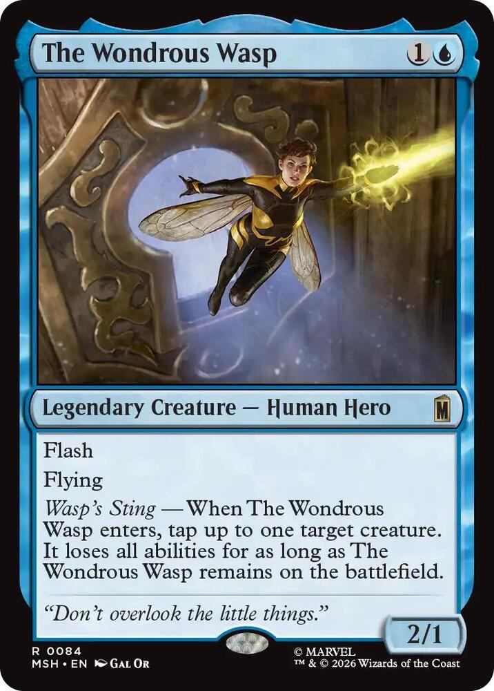 The Wondrous Wasp 84 (Marvel Super Heroes)  - Foil | Good Games Morley