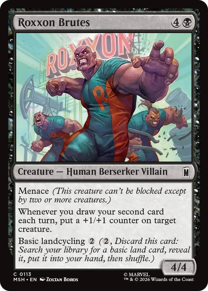 Roxxon Brutes 113 (Marvel Super Heroes)  - Foil | Good Games Morley