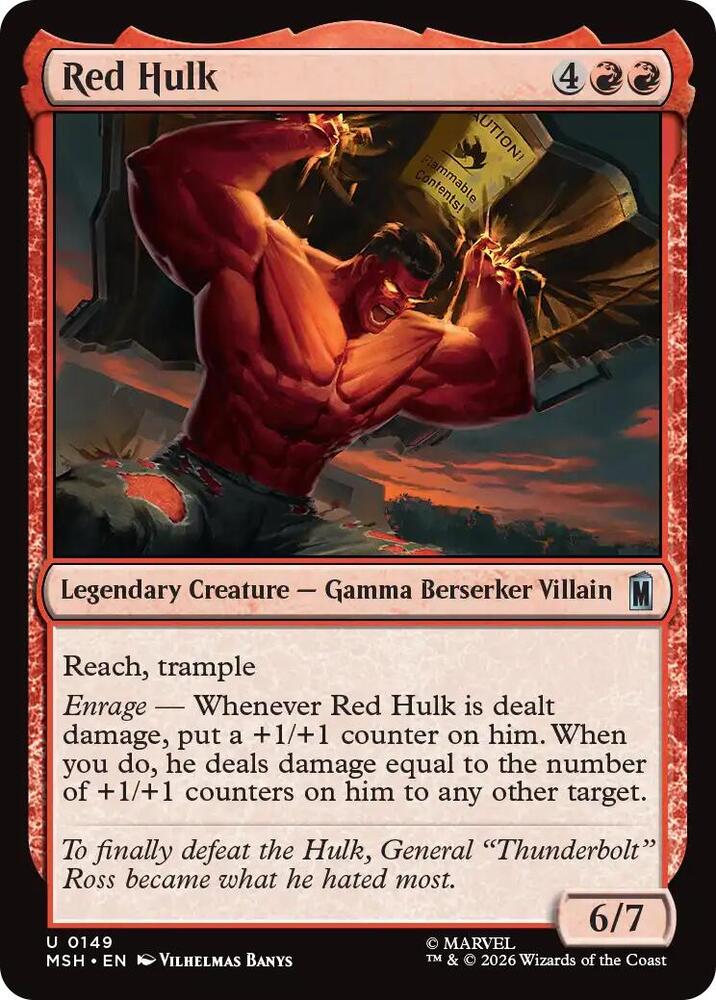 Red Hulk 149 (Marvel Super Heroes)  | Good Games Morley