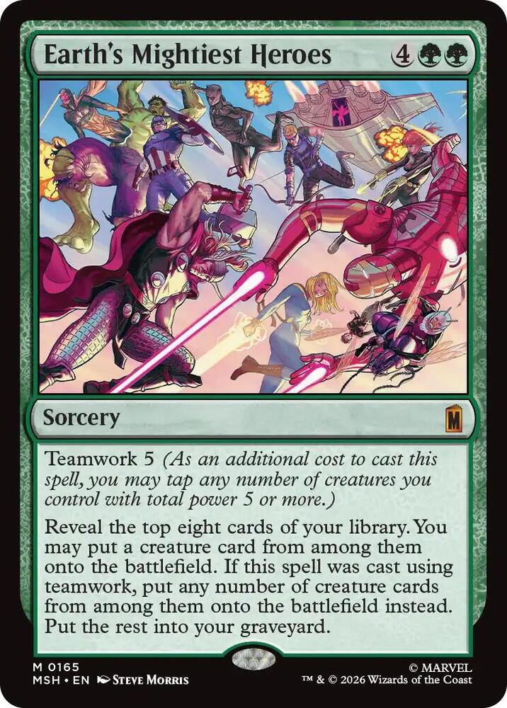 Earth's Mightiest Heroes 165 (Marvel Super Heroes)  - Foil | Good Games Morley