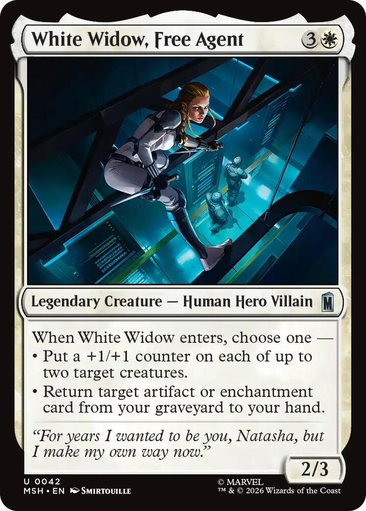 White Widow, Free Agent 42 (Marvel Super Heroes)  | Good Games Morley