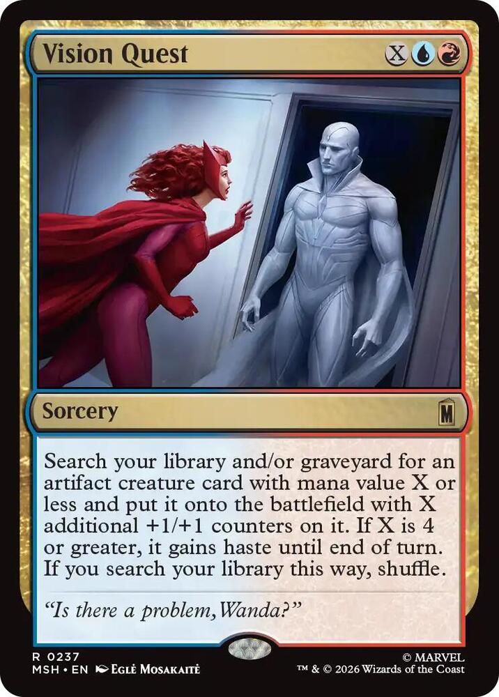 Vision Quest 237 (Marvel Super Heroes)  - Foil | Good Games Morley