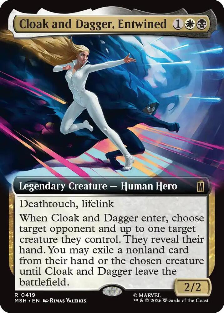 Cloak and Dagger, Entwined 419 (Marvel Super Heroes)  - Extended Art | Good Games Morley