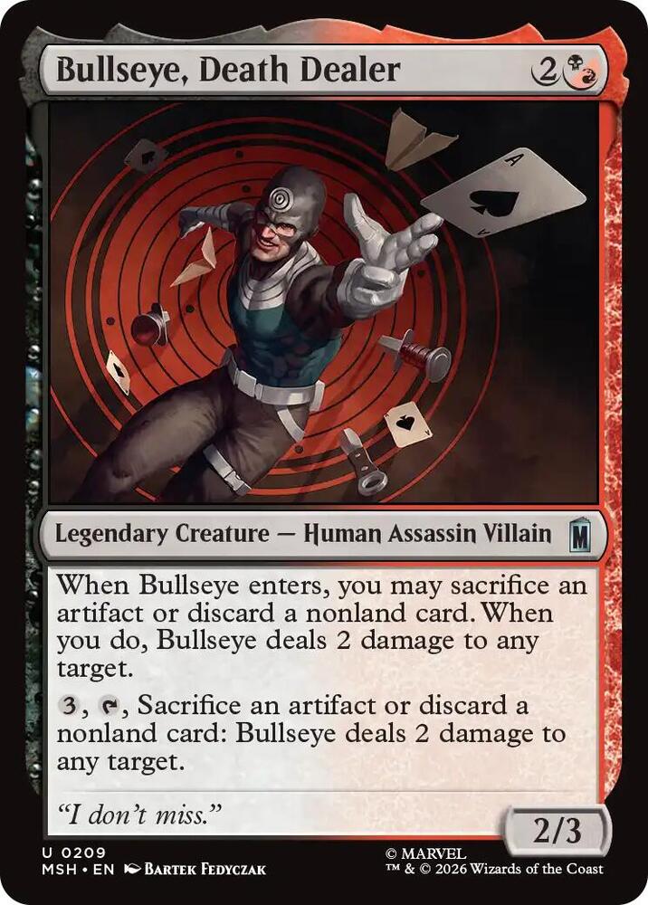 Bullseye, Death Dealer 209 (Marvel Super Heroes)  | Good Games Morley
