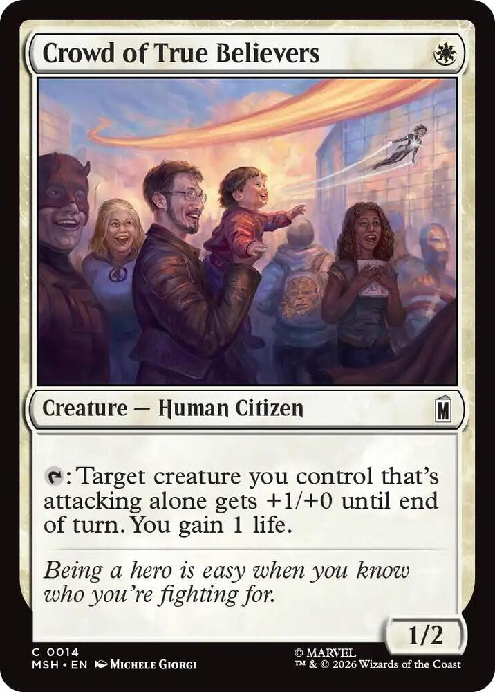 Crowd of True Believers 14 (Marvel Super Heroes)  | Good Games Morley