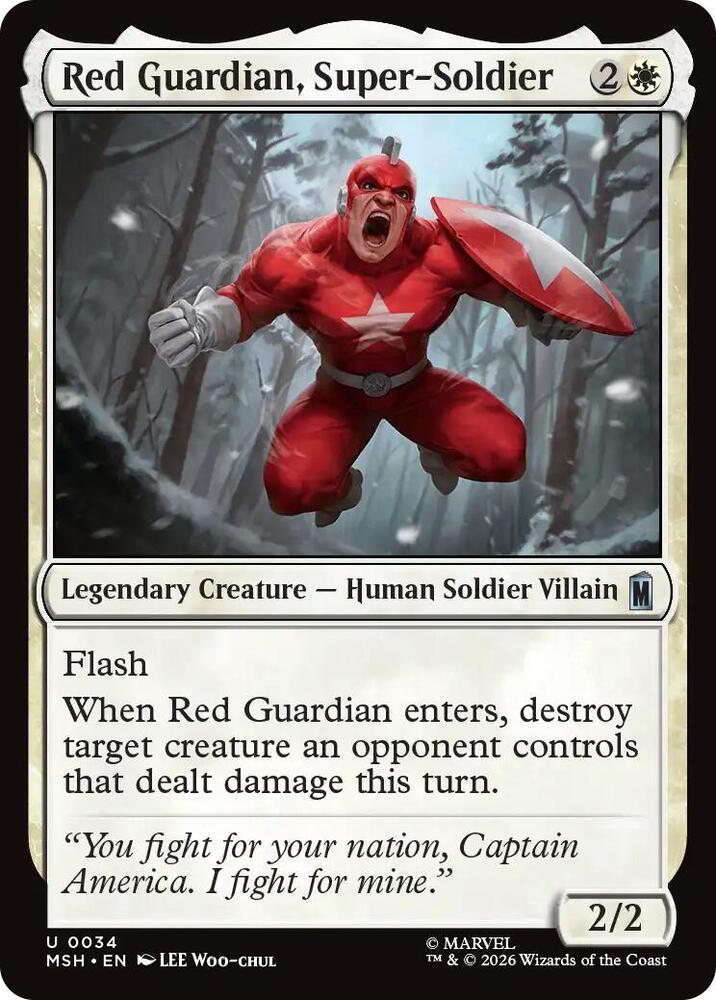 Red Guardian, Super-Soldier 34 (Marvel Super Heroes)  | Good Games Morley