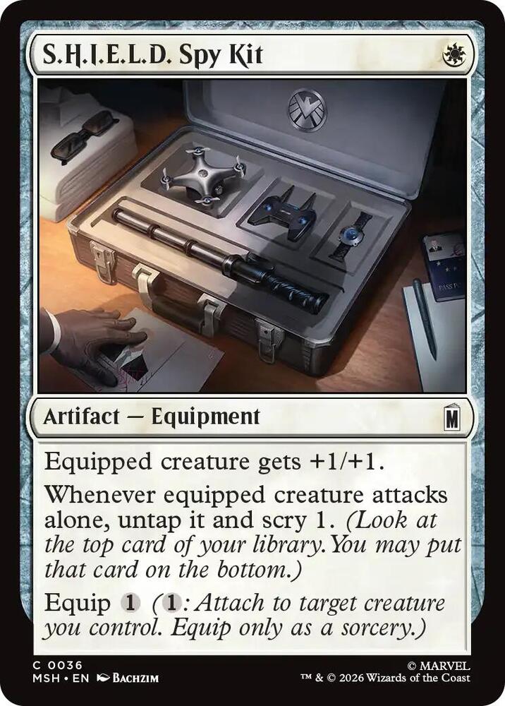 S.H.I.E.L.D. Spy Kit 36 (Marvel Super Heroes)  - Foil | Good Games Morley