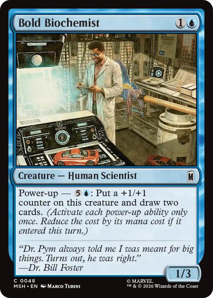 Bold Biochemist 48 (Marvel Super Heroes)  - Foil | Good Games Morley