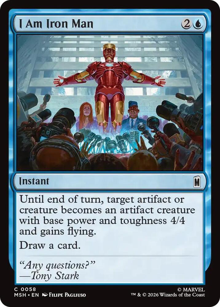 I Am Iron Man 58 (Marvel Super Heroes)  - Foil | Good Games Morley
