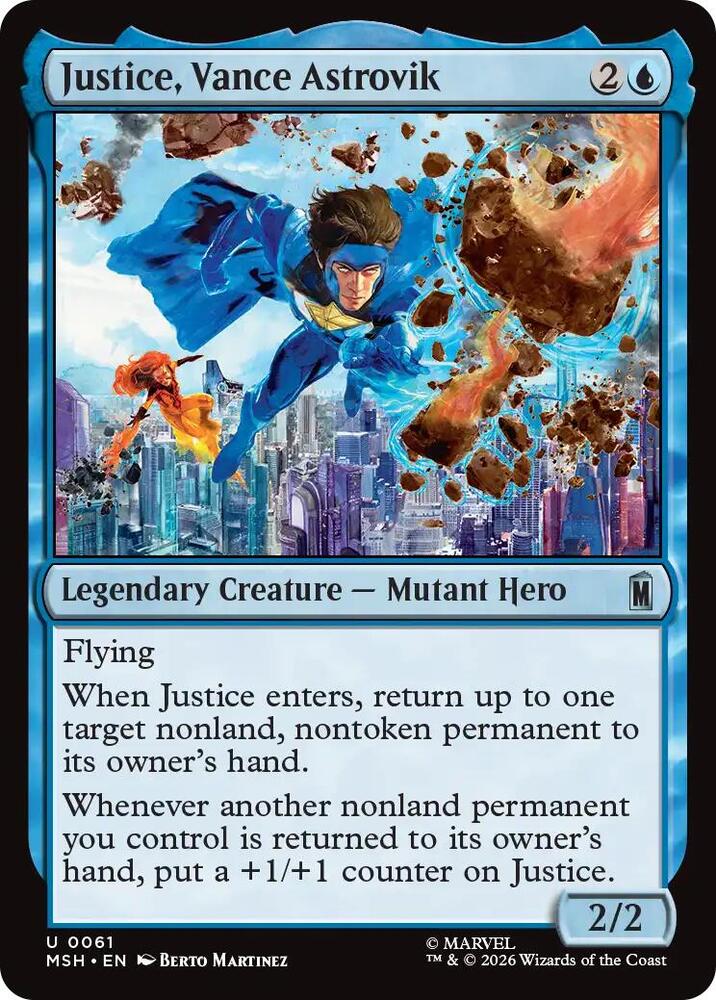 Justice, Vance Astrovik 61 (Marvel Super Heroes)  - Foil | Good Games Morley