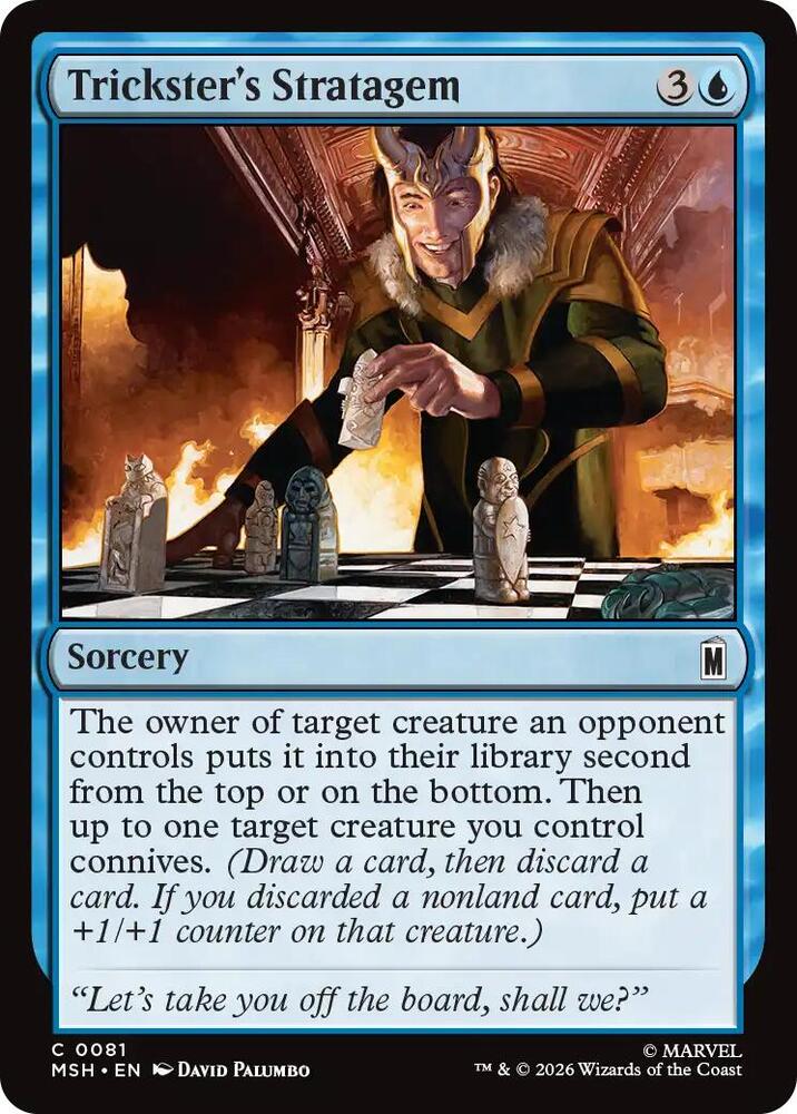 Trickster's Stratagem 81 (Marvel Super Heroes)  - Foil | Good Games Morley