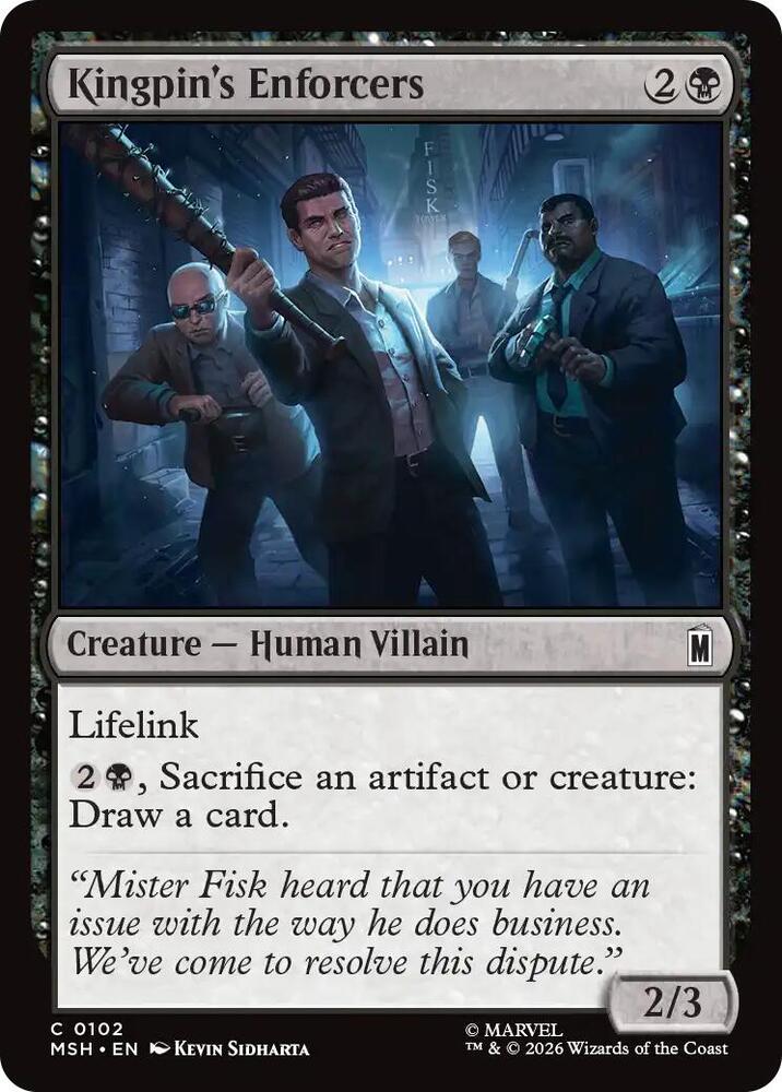 Kingpin's Enforcers 102 (Marvel Super Heroes)  - Foil | Good Games Morley