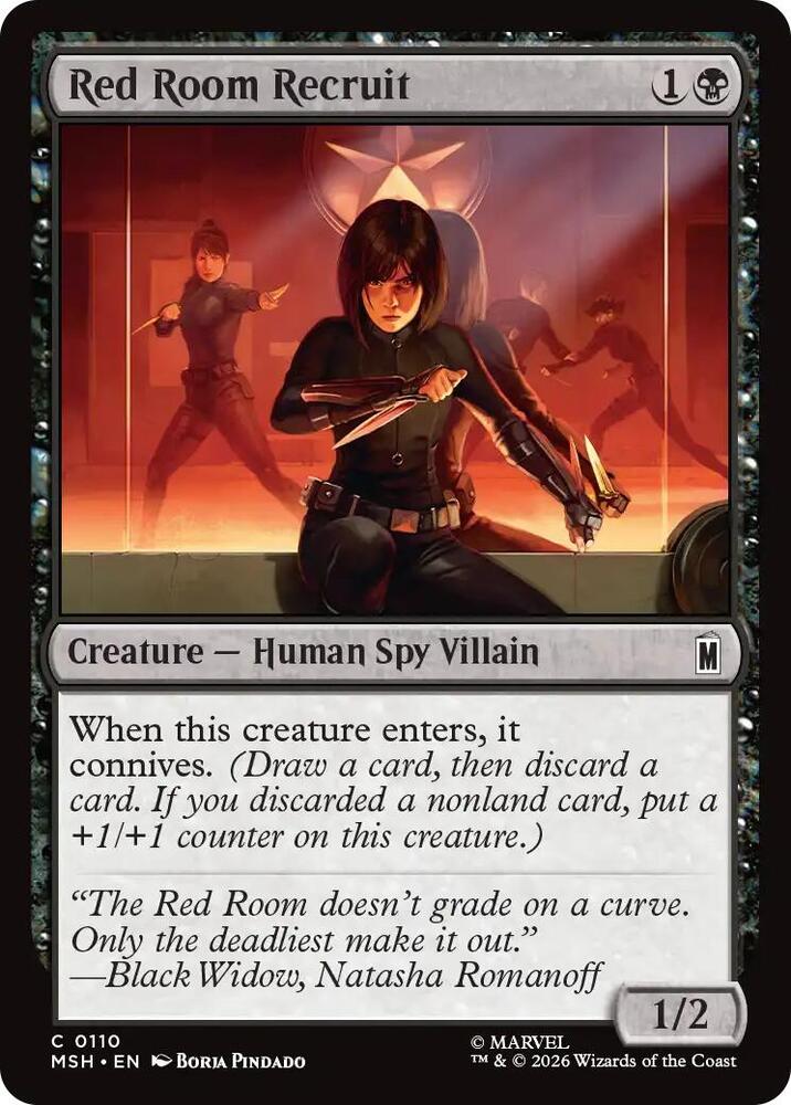 Red Room Recruit 110 (Marvel Super Heroes)  - Foil | Good Games Morley