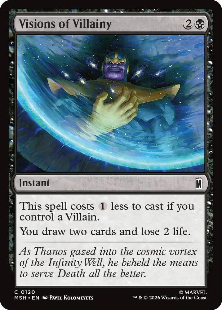 Visions of Villainy 120 (Marvel Super Heroes)  | Good Games Morley