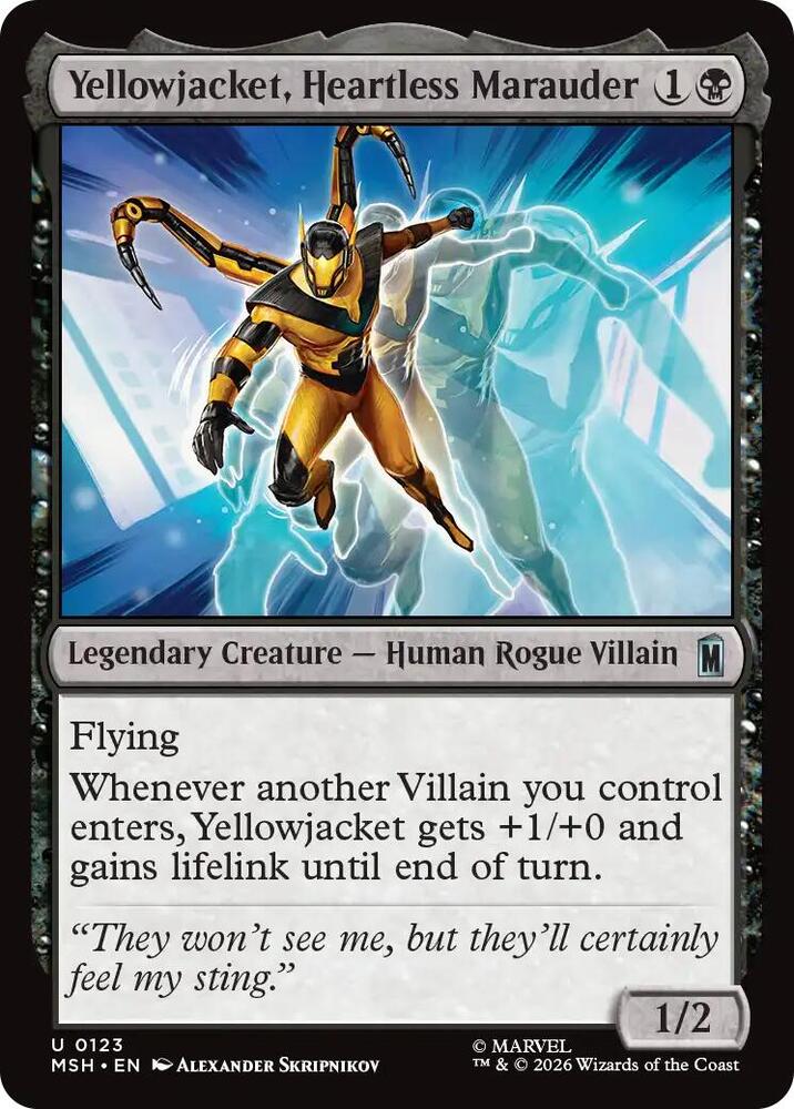 Yellowjacket, Heartless Marauder 123 (Marvel Super Heroes)  | Good Games Morley