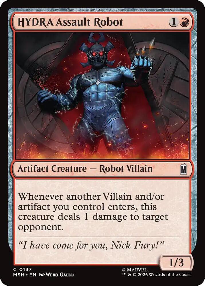 HYDRA Assault Robot 137 (Marvel Super Heroes)  - Foil | Good Games Morley
