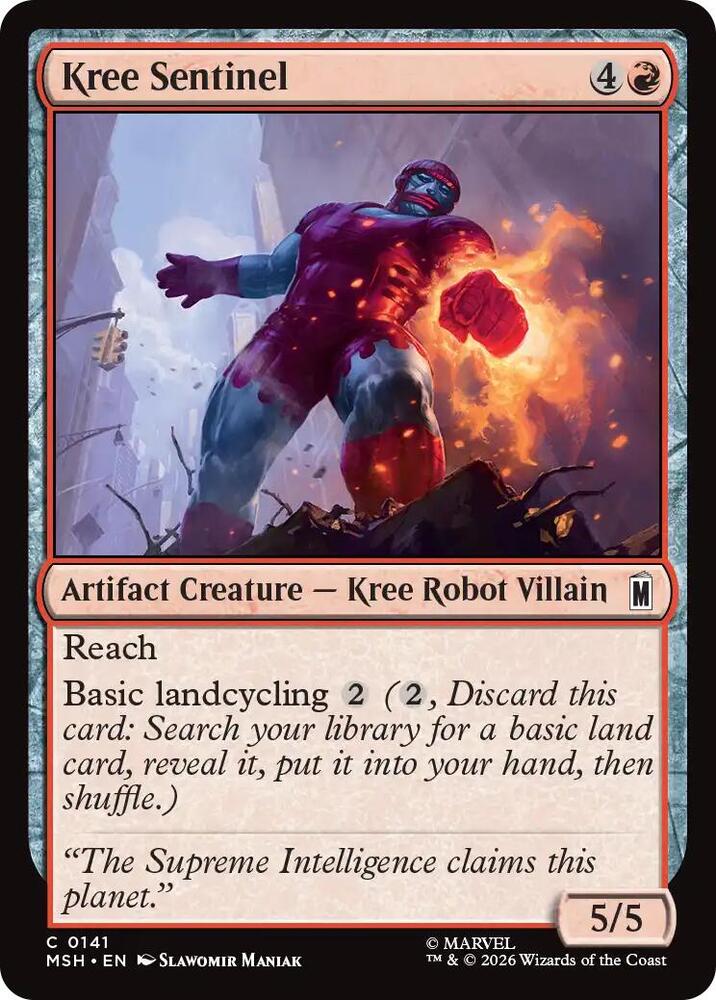 Kree Sentinel 141 (Marvel Super Heroes)  - Foil | Good Games Morley