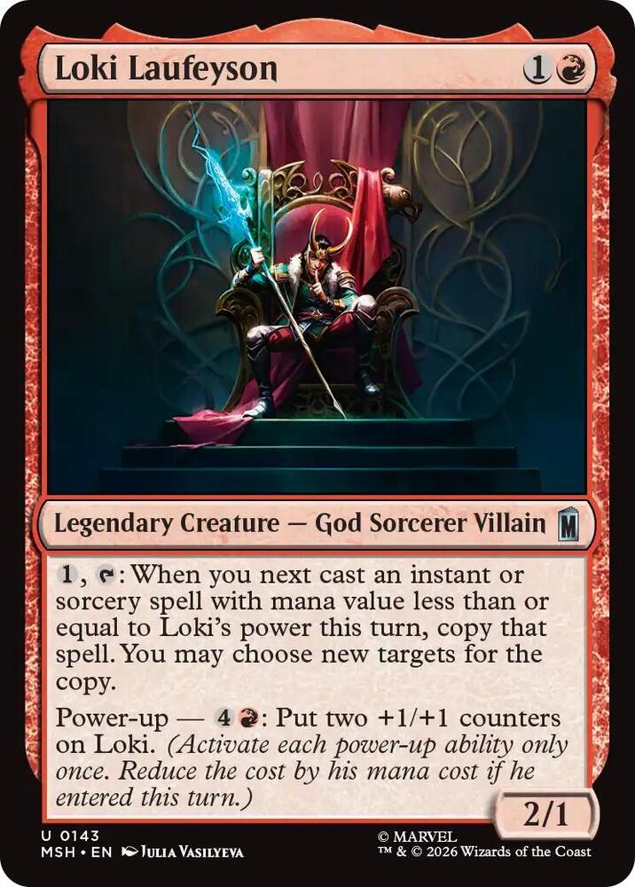 Loki Laufeyson 143 (Marvel Super Heroes)  - Foil | Good Games Morley
