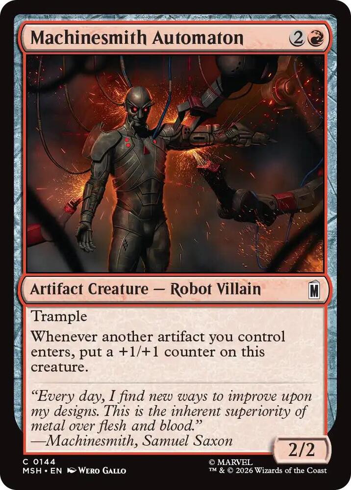 Machinesmith Automaton 144 (Marvel Super Heroes)  - Foil | Good Games Morley