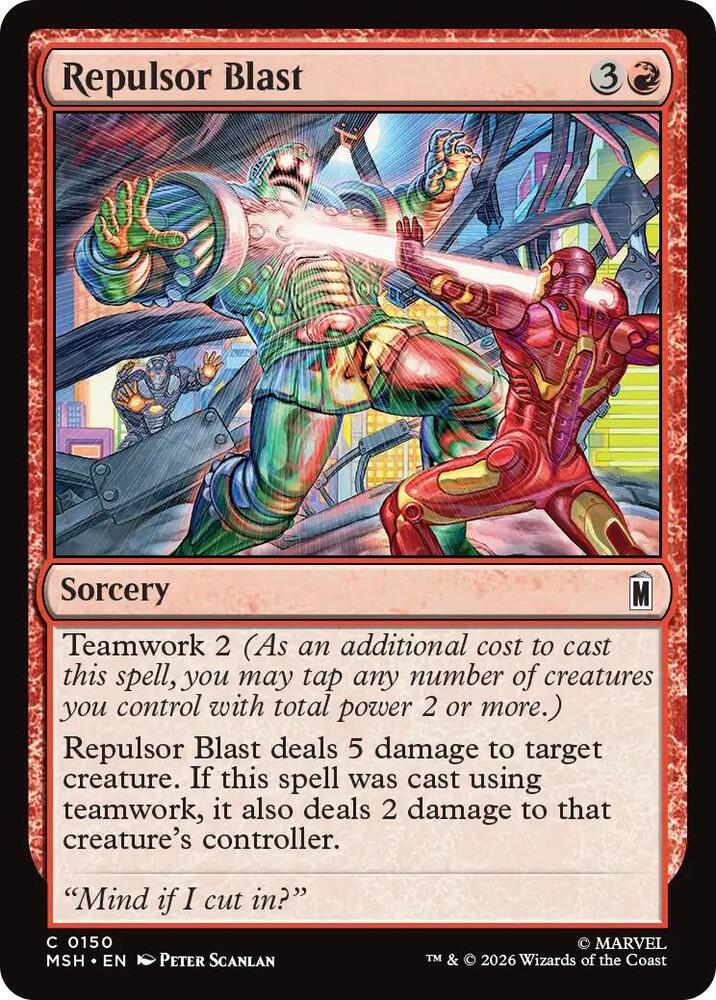 Repulsor Blast 150 (Marvel Super Heroes)  - Foil | Good Games Morley