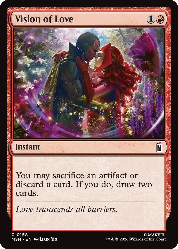 Vision of Love 158 (Marvel Super Heroes)  - Foil | Good Games Morley