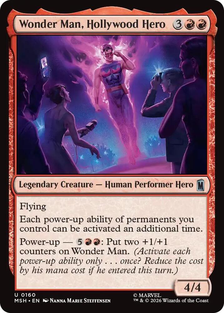 Wonder Man, Hollywood Hero 160 (Marvel Super Heroes)  - Foil | Good Games Morley