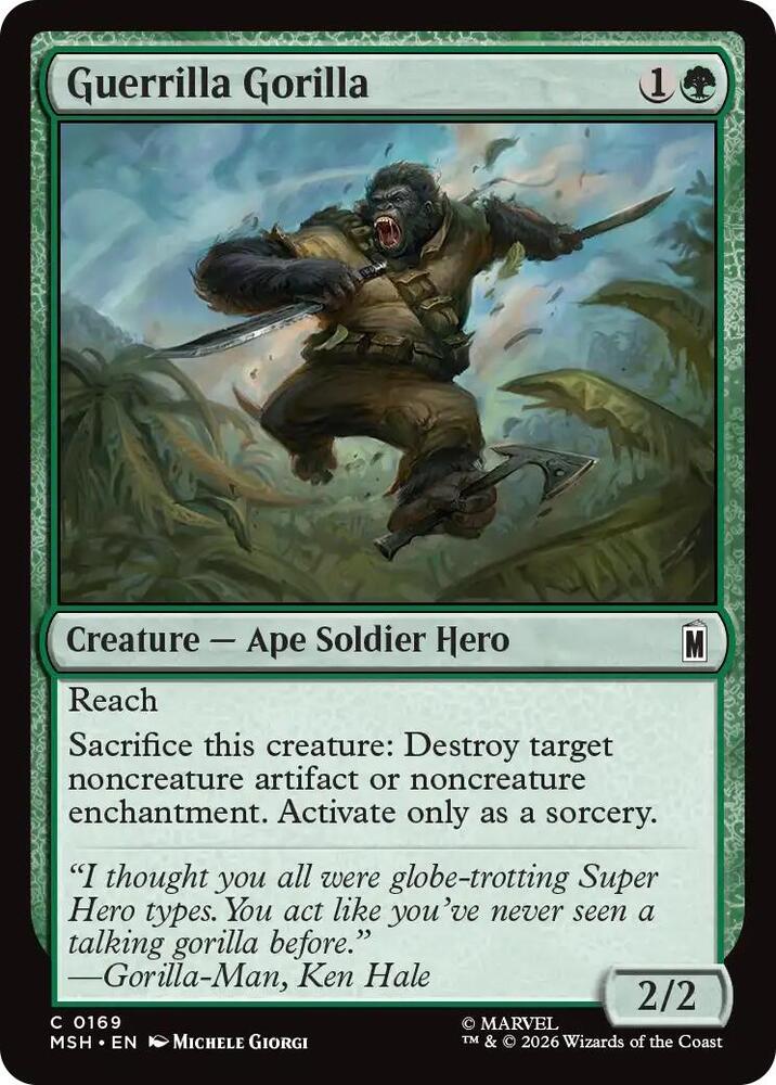 Guerrilla Gorilla 169 (Marvel Super Heroes)  | Good Games Morley