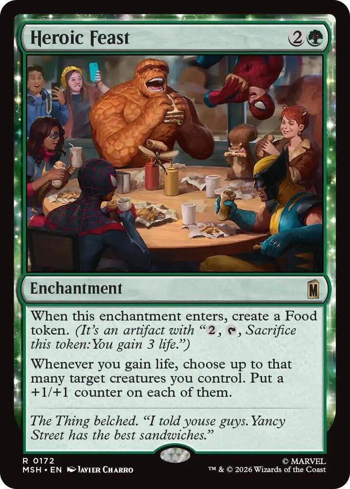 Heroic Feast 172 (Marvel Super Heroes)  - Foil | Good Games Morley