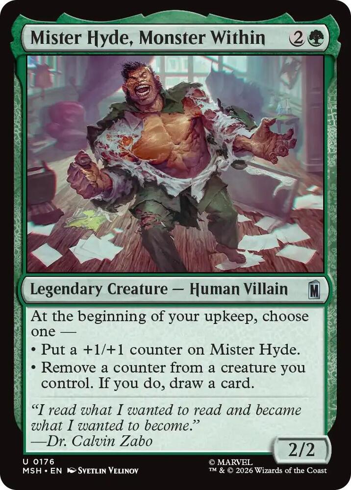 Mister Hyde, Monster Within 176 (Marvel Super Heroes)  - Foil | Good Games Morley