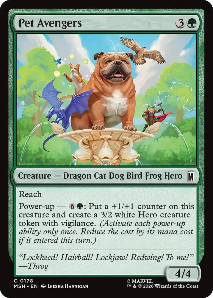 Pet Avengers 178 (Marvel Super Heroes)  - Foil | Good Games Morley