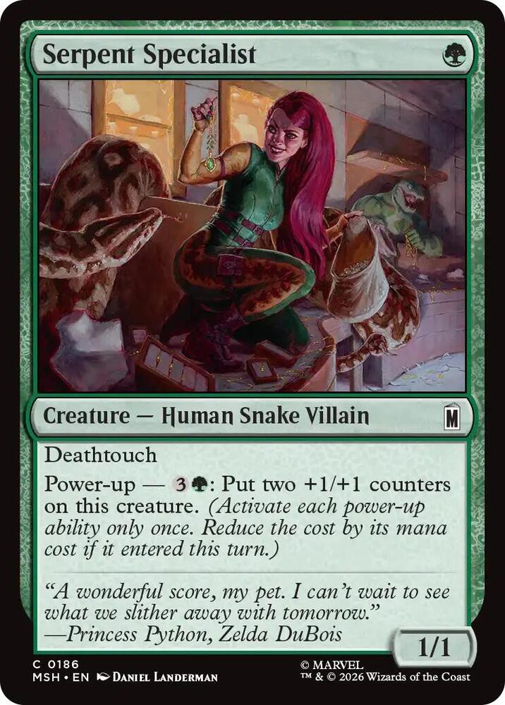 Serpent Specialist 186 (Marvel Super Heroes)  - Foil | Good Games Morley