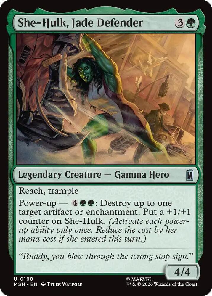 She-Hulk, Jade Defender 188 (Marvel Super Heroes)  | Good Games Morley