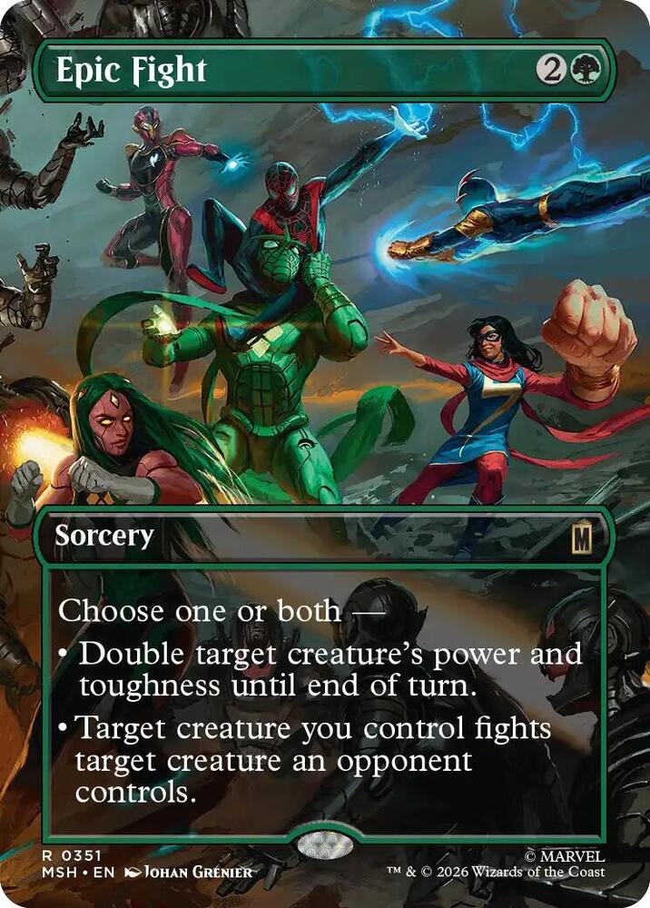 Epic Fight 351 (Marvel Super Heroes)  - Borderless | Good Games Morley