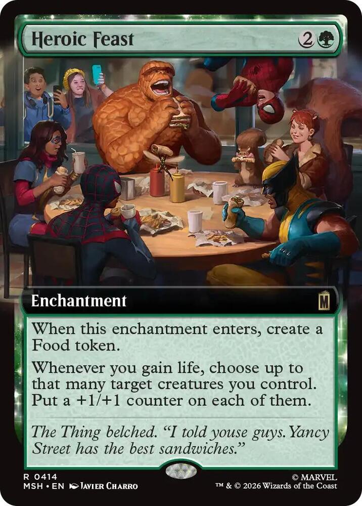 Heroic Feast 414 (Marvel Super Heroes)  - Extended Art | Good Games Morley