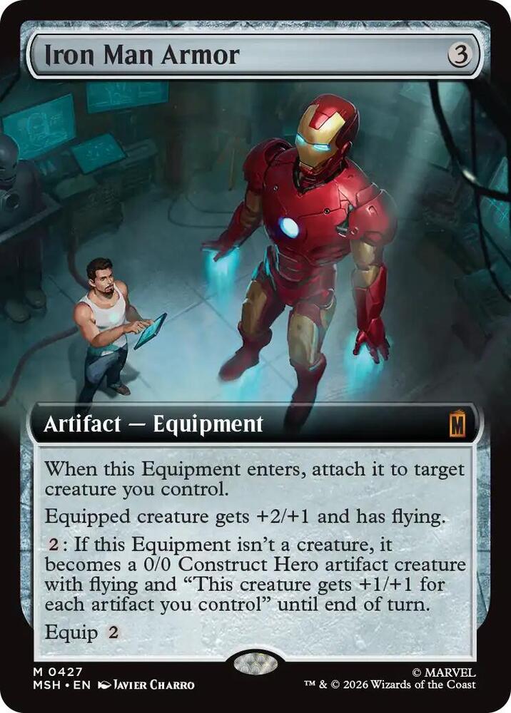 Iron Man Armor 427 (Marvel Super Heroes)  - Extended Art Foil | Good Games Morley